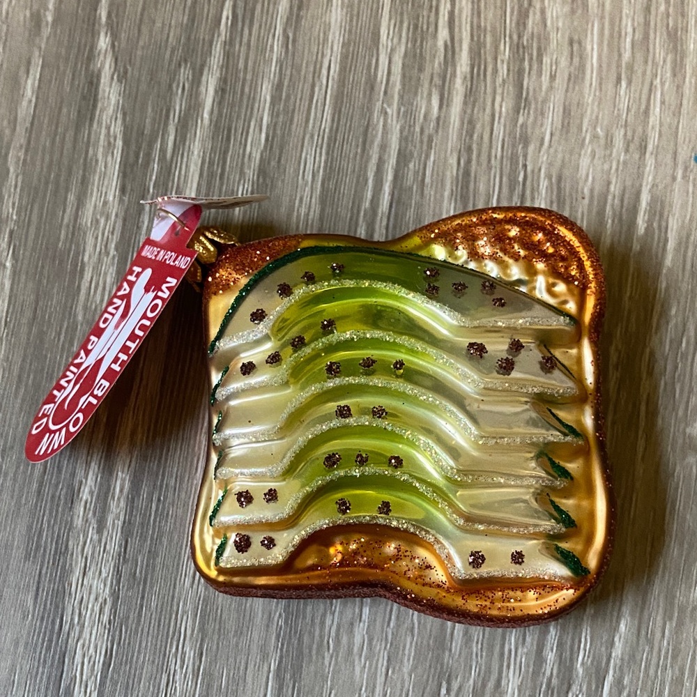 NWT Avocado Toast Ornament